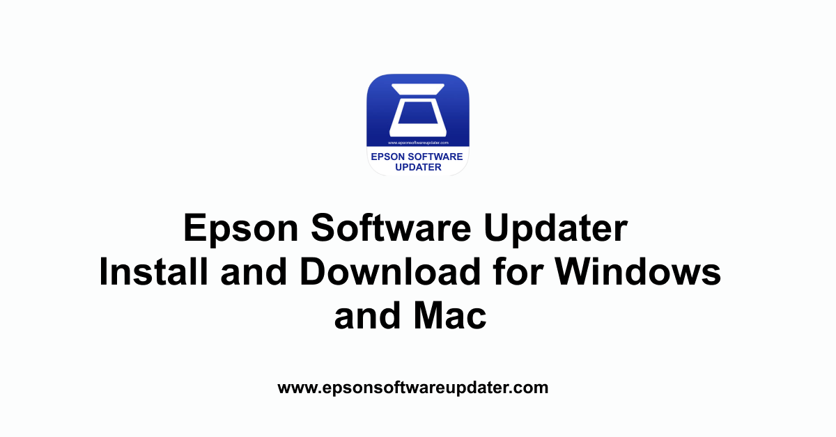 Epson Software Updater